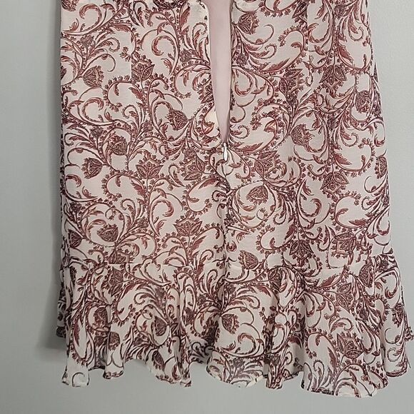 BB Dakota Twirl Win Faux Wrap Ruffle Hem Size 6 - Picture 13 of 13